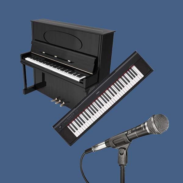 Leren zingen en piano spelen - Muziekles Groningen - zang en piano les